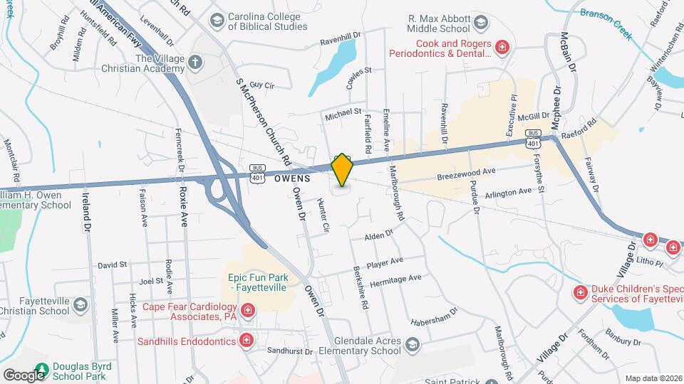 1020 Ancestry Dr Mapa y Detalles de la Ubicación