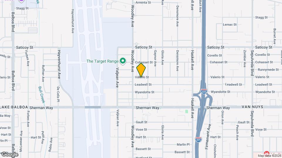 16026 Valerio St Mapa y Detalles de la Ubicación