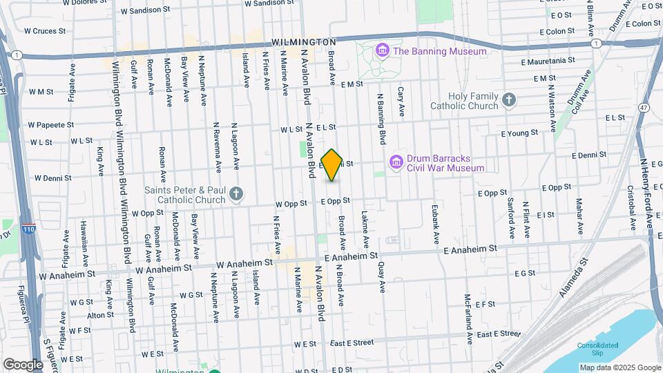 1023 Broad Ave Map and Location Details