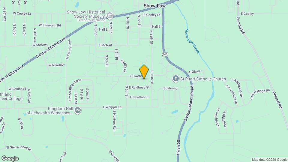 1001 E Owens Map and Location Details