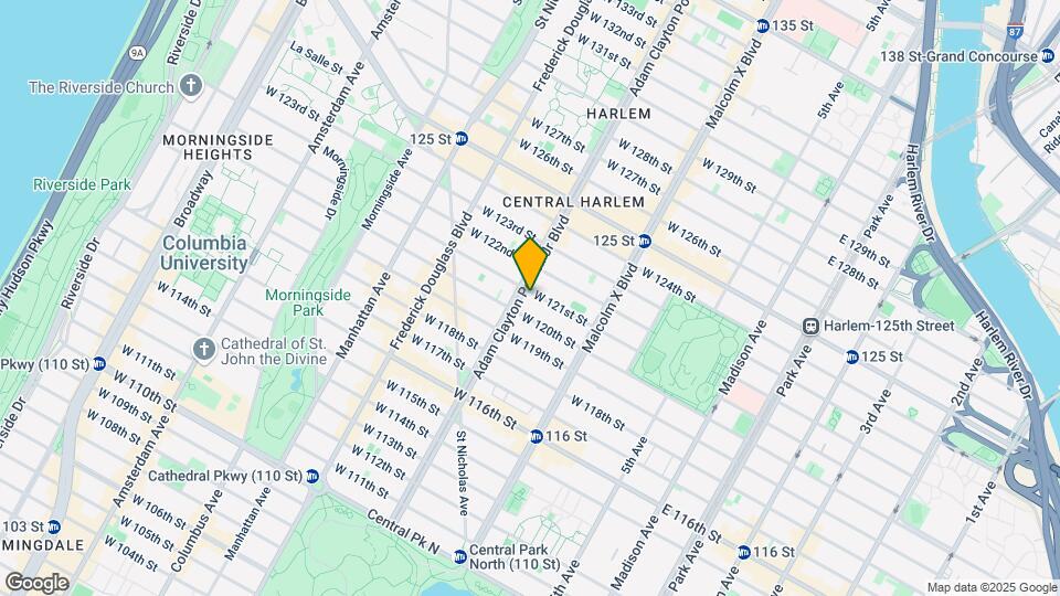 166 W 121st St Mapa y Detalles de la Ubicación