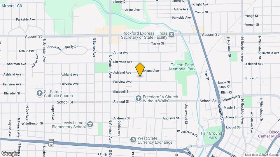 709 Furman St Map and Location Details