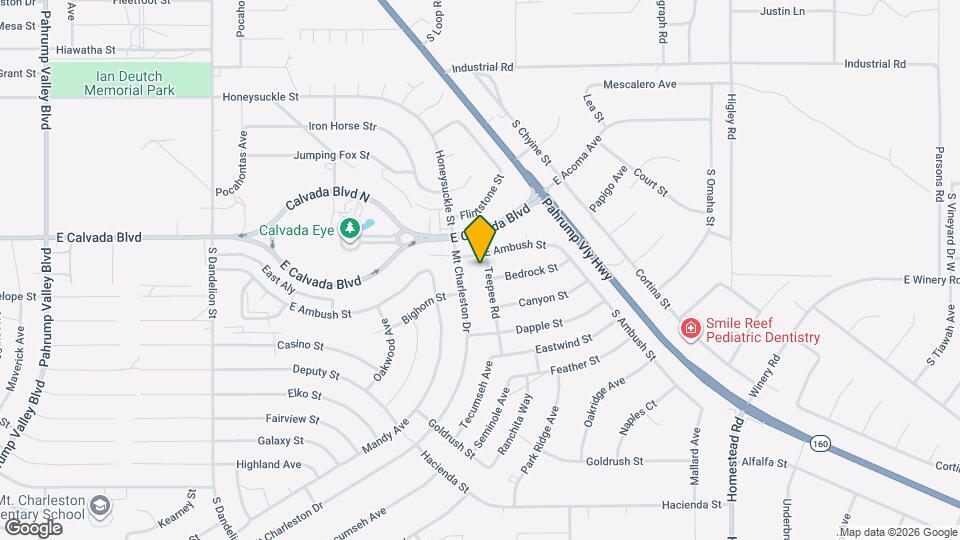 1970 Teepee Rd, Unit #4 Map and Location Details