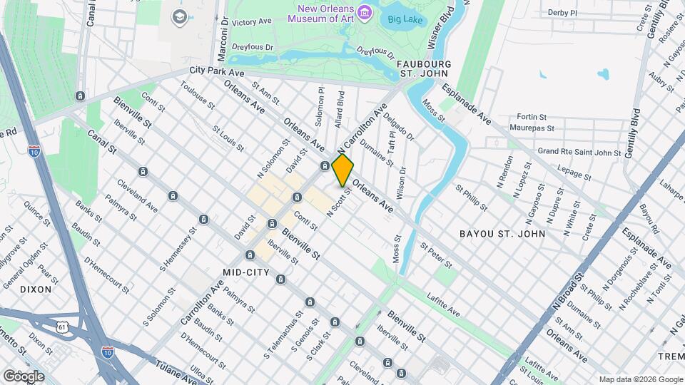 625 N Scott St Map and Location Details