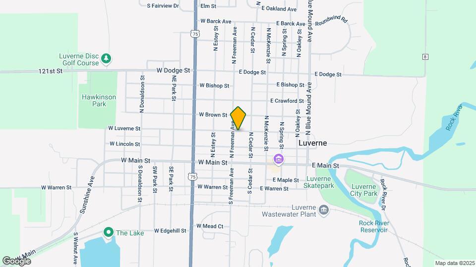 106 E Luverne St Map and Location Details