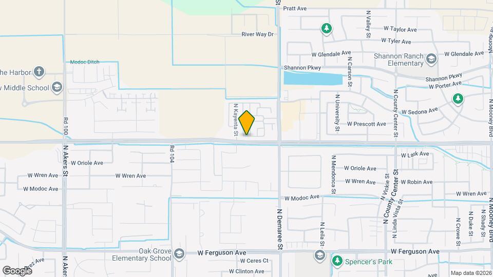 3921 W Payson Ave Map and Location Details