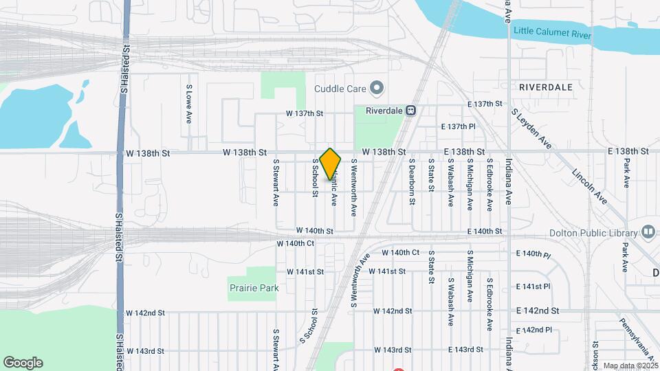 13844 S Atlantic Ave Map and Location Details