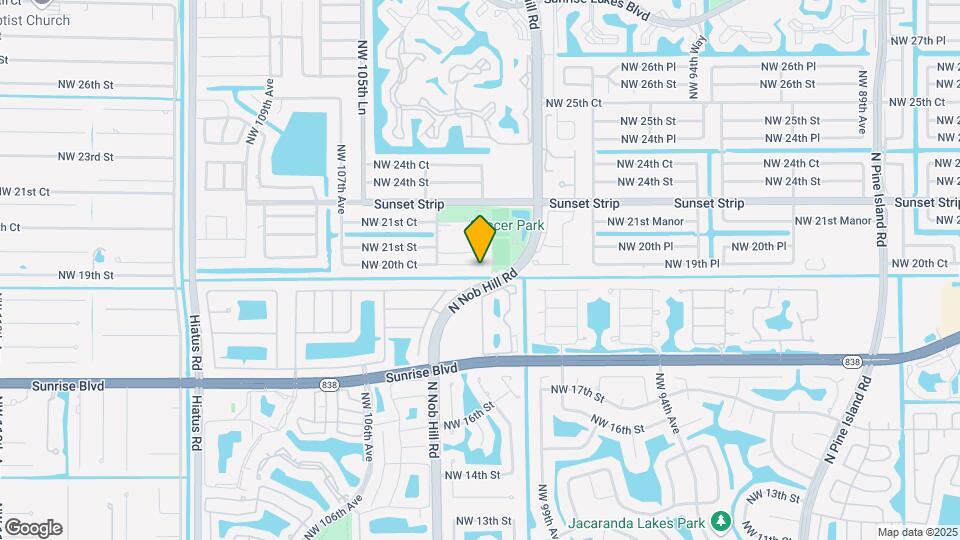 10310 NW 20th Ct Map and Location Details
