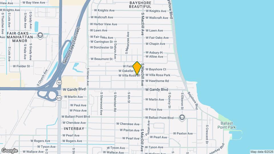 3110 W Villa Rosa St Map and Location Details