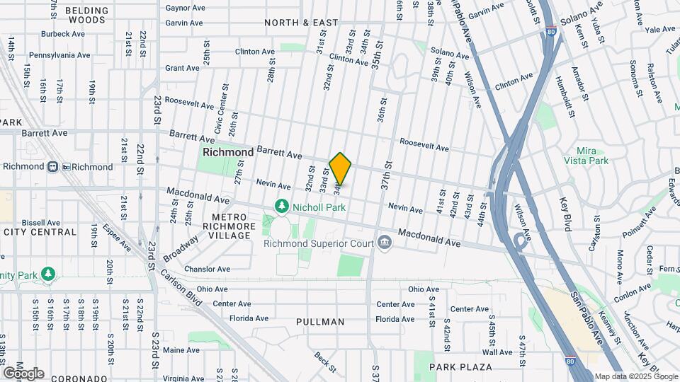 3401 Nevin Ave Map and Location Details