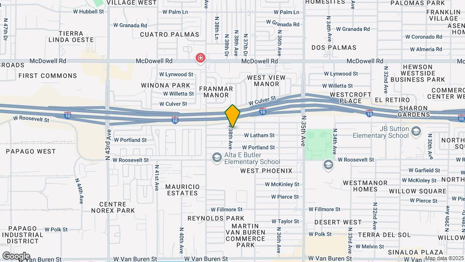 3746-3750 W Latham St Map and Location Details