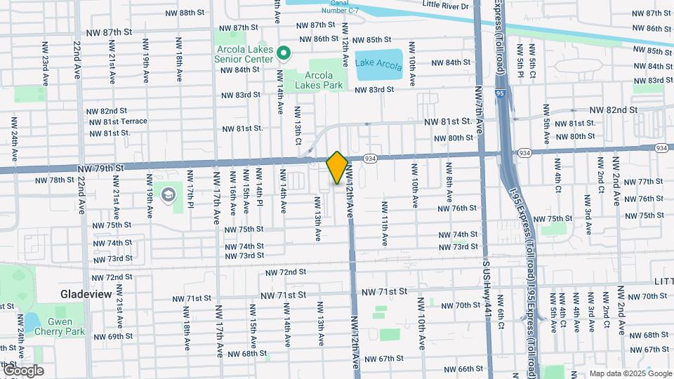 1211-1217 NW 77th Ter Map and Location Details
