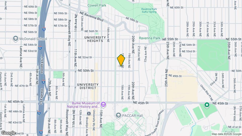 5011 18th Ave NE Map and Location Details