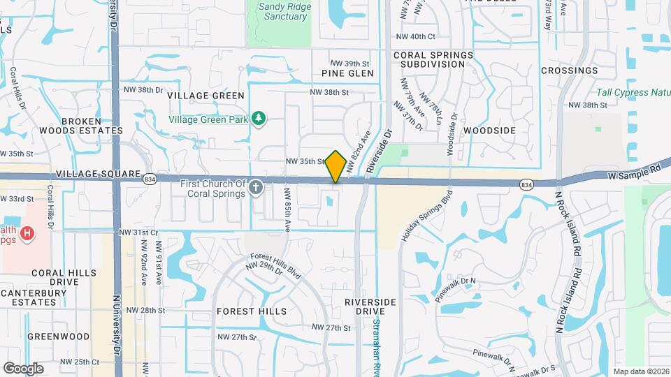 8345 Coral Lake Dr Mapa y Detalles de la Ubicación