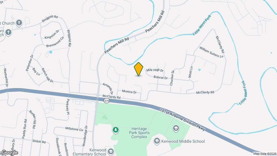 1317 Jared Ray Dr Map and Location Details