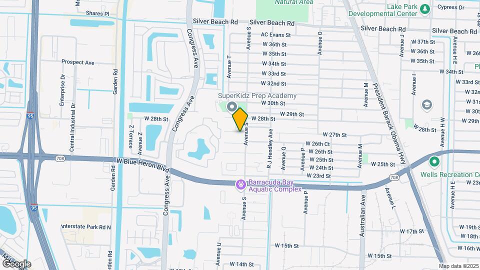 1617 W 27th St Map and Location Details