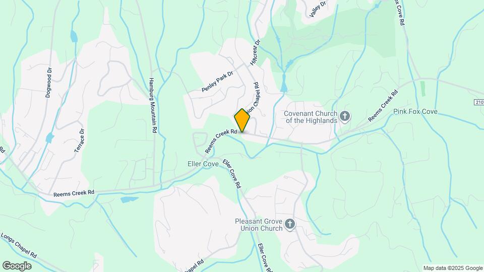 435 Reems Creek Rd Map and Location Details