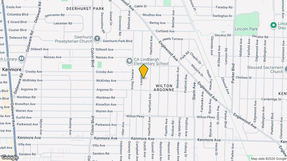 219 Louvaine Dr Map and Location Details