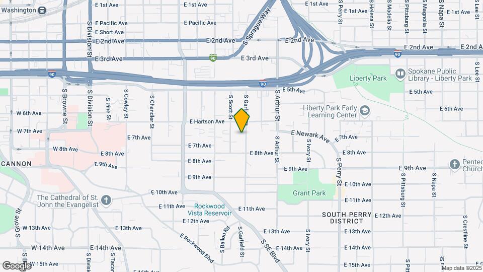 720 S Garfield St Map and Location Details