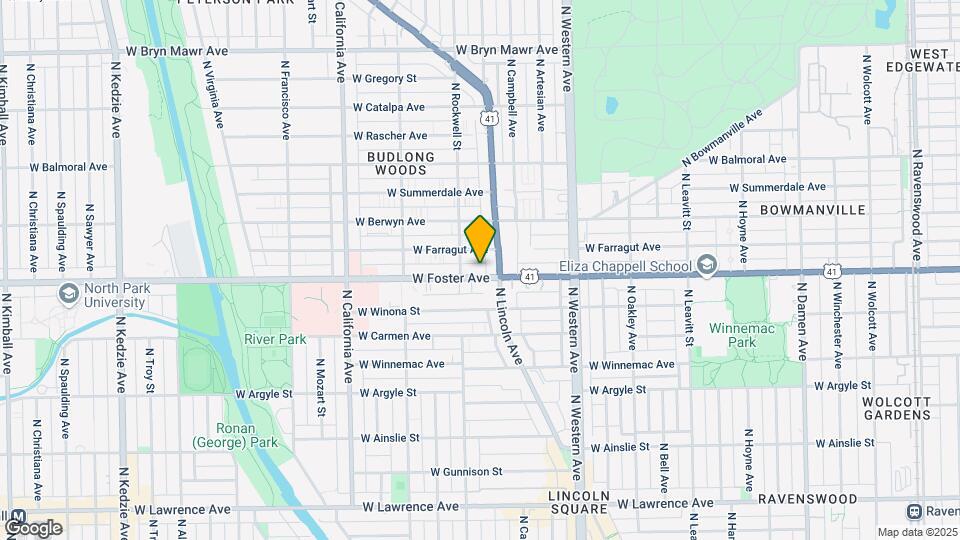 2518-2520 W Foster Ave Map and Location Details