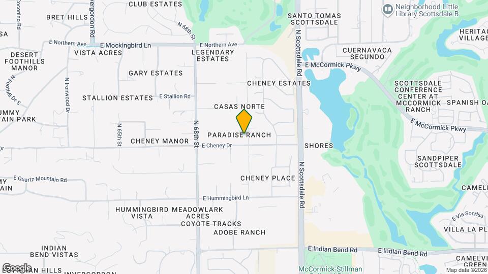 6997 E Paradise Ranch Rd Map and Location Details