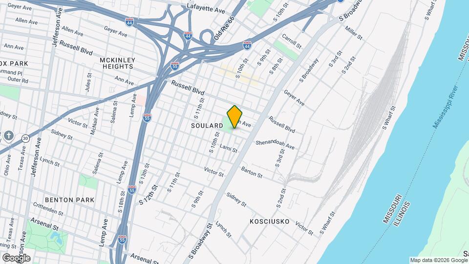 2220 S 9th St Map and Location Details