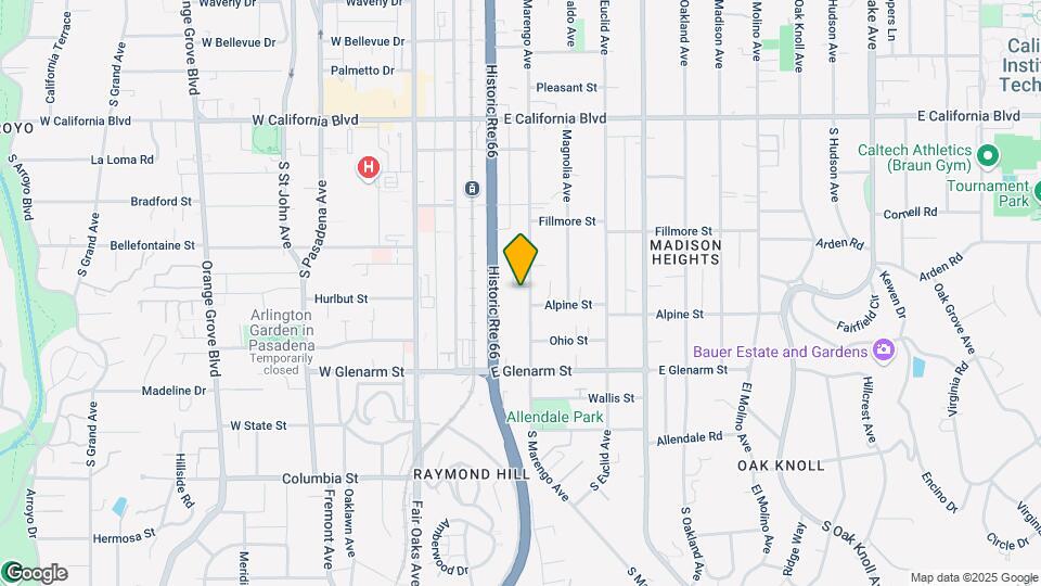 911 S Marengo Ave Mapa y Detalles de la Ubicación