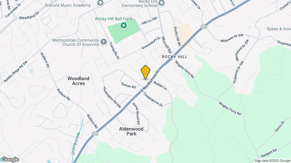1377 Woodridge Dr Map and Location Details