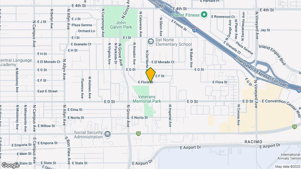 1312 E Flora St Map and Location Details