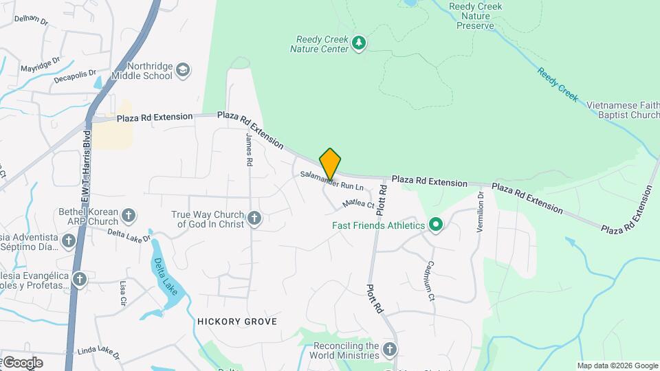 6208 Salamander Run Ln Map and Location Details