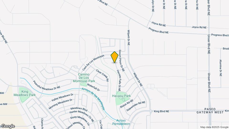 3845 Havasu Falls St NE Map and Location Details