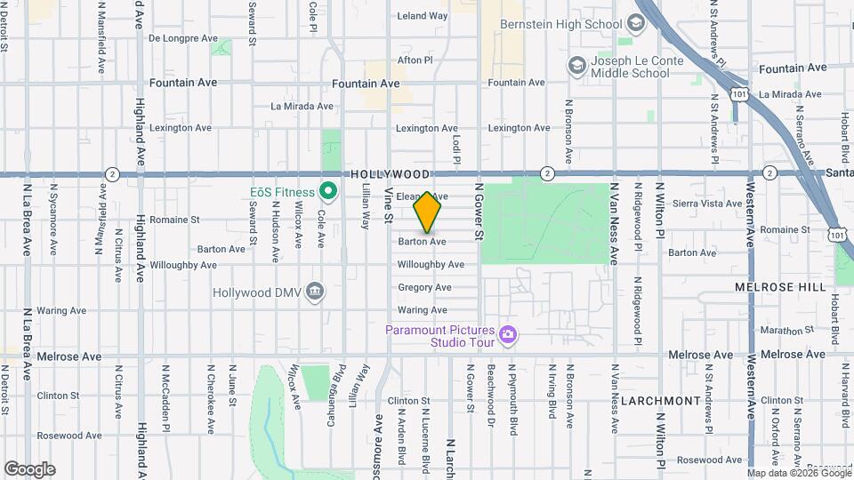 6009 Barton Ave Map and Location Details