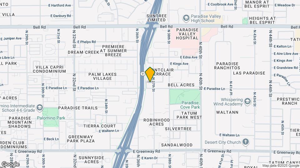 3635 E Beverly Ln Map and Location Details