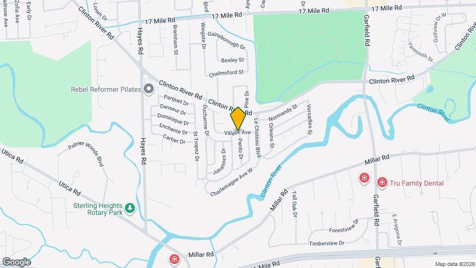 16016 Villaire Ave Mapa y Detalles de la Ubicación