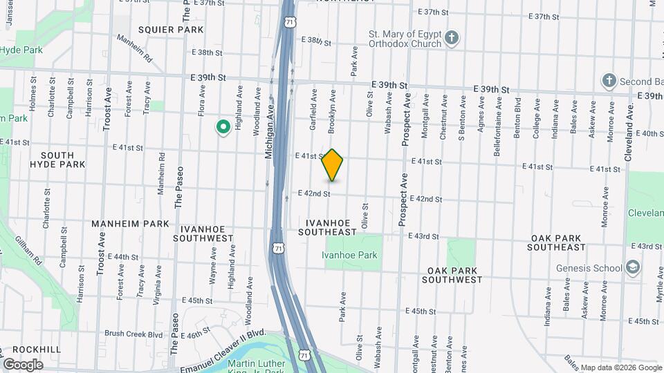 4141 Brooklyn Ave Mapa y Detalles de la Ubicación