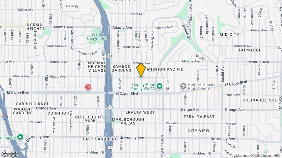 4396 Copeland Ave Map and Location Details