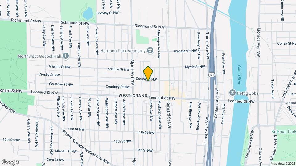 1249 Davis Ave NW Map and Location Details