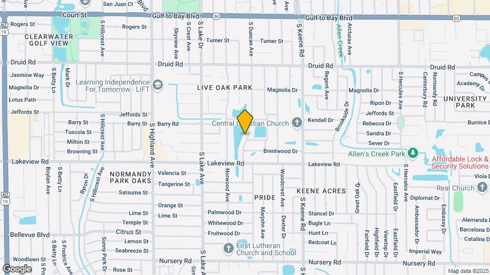 1192 S Duncan Ave Map and Location Details
