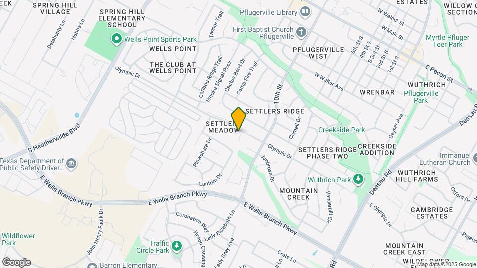 902 Rocking Spur Cove Map and Location Details