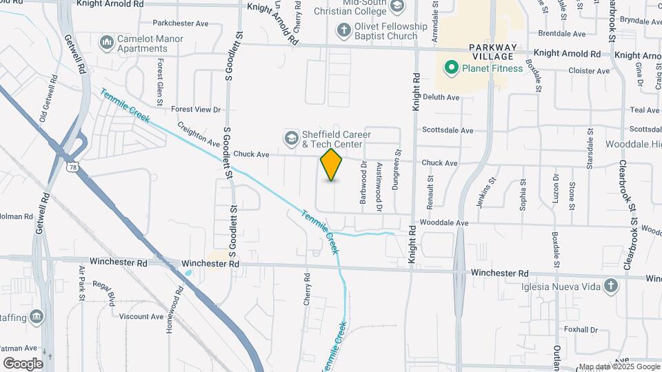 3411 Brutonwood Cove Map and Location Details