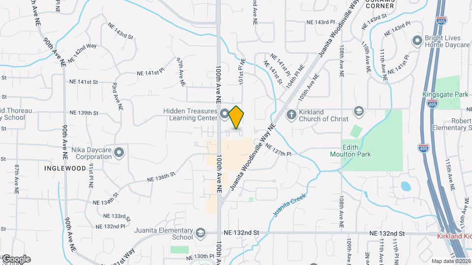 10037 NE 138th Pl Map and Location Details