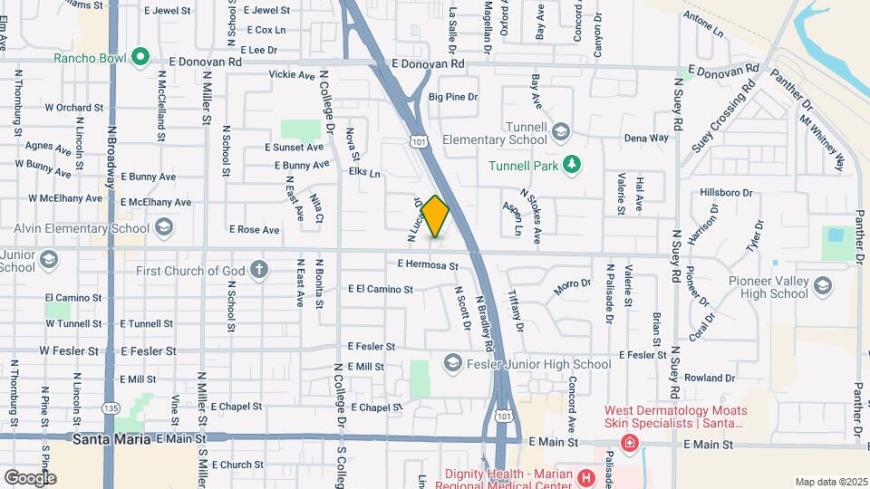 804 N Bradley Rd Map and Location Details