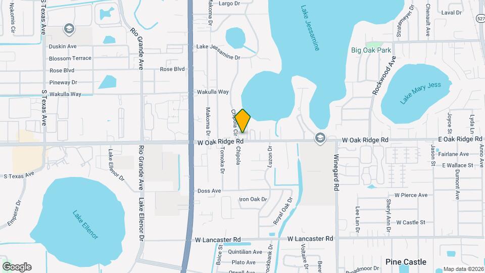 905 W Oak Ridge Rd Map and Location Details