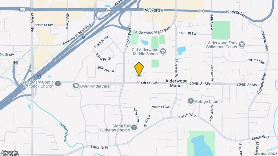 Alderwood Fourplex Map and Location Details