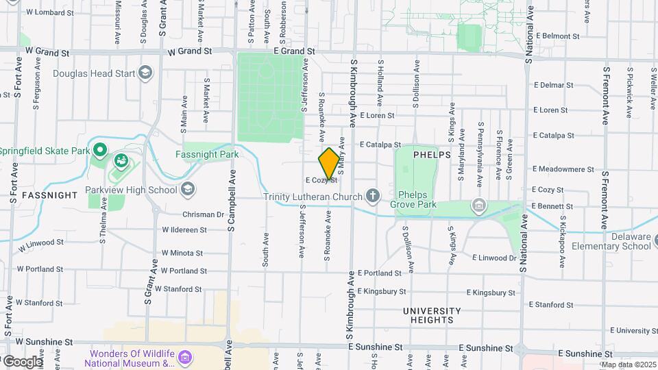 508 E Cozy St Map and Location Details