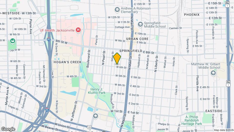 123 W 6th St Mapa y Detalles de la Ubicación