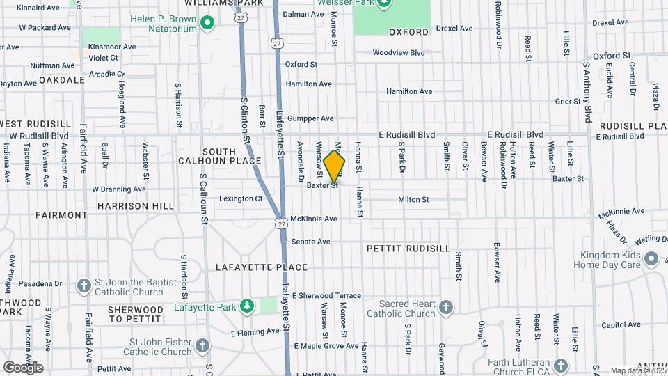 4114 Monroe St Map and Location Details