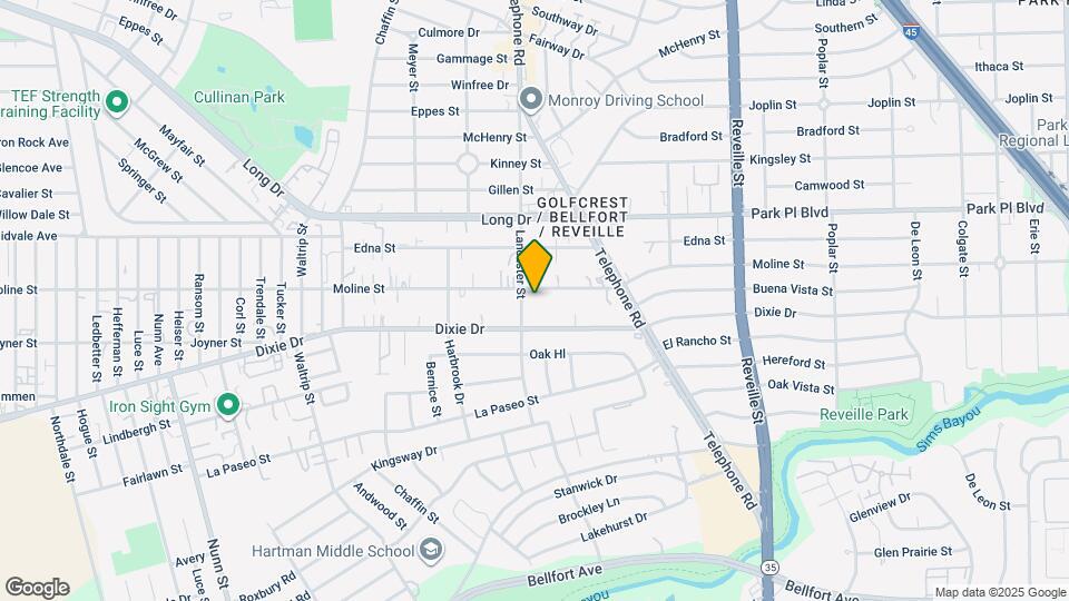 7306 Moline St Map and Location Details