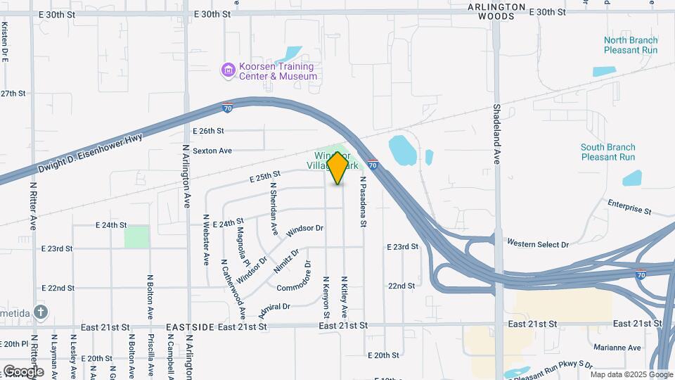 2428 N Kitley Ave Map and Location Details