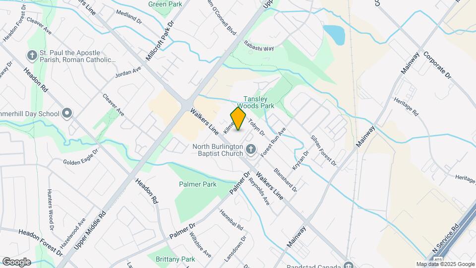 1441 Walkers Line Map and Location Details